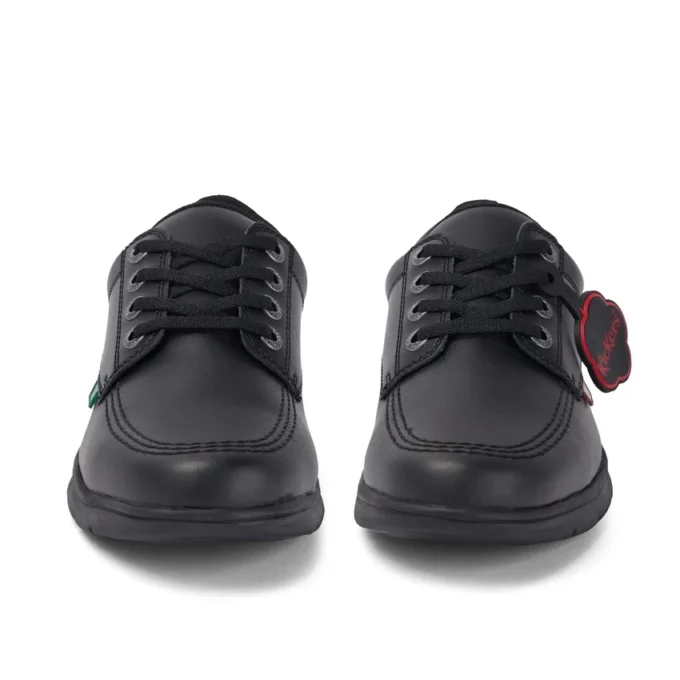 Gençler için Unisex Kelland Lo Deri Siyah