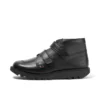 Gençler için Unisex Kick Hi Vel Deri Siyah
