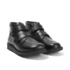Gençler için Unisex Kick Hi Vel Deri Siyah