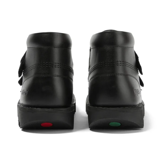 Gençler için Unisex Kick Hi Vel Deri Siyah