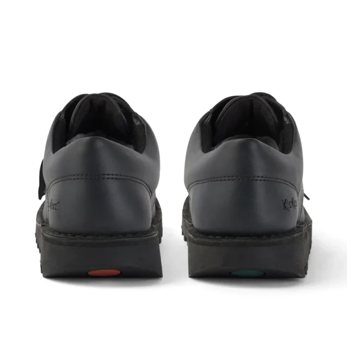 Gençler için Unisex Kick Lo Deri Alternatif Siyah