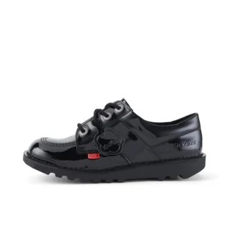Gençler için Unisex Kick Lo Siyah Suni Deri
