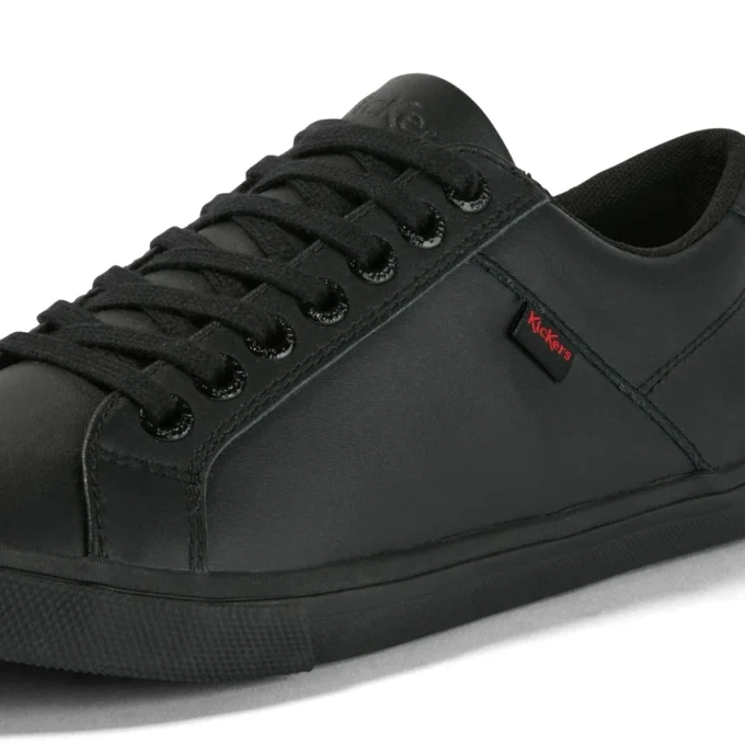 Gençler için Unisex Kody Lo Deri Siyah