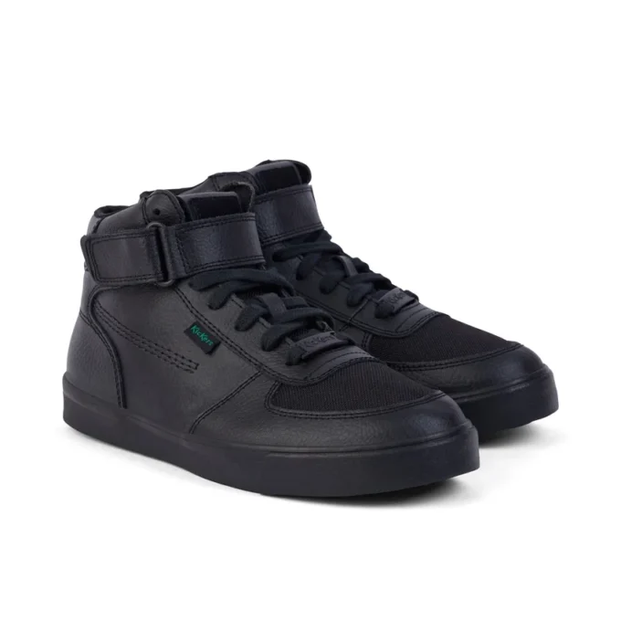 Gençler için Unisex Tovni Hi Mix Mesh Deri Siyah