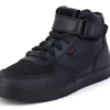Gençler için Unisex Tovni Hi Mix Mesh Deri Siyah