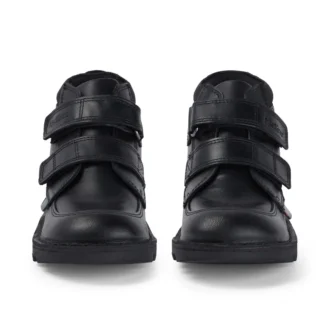 Junior Erkek Kick Hi Scuff Deri Siyah