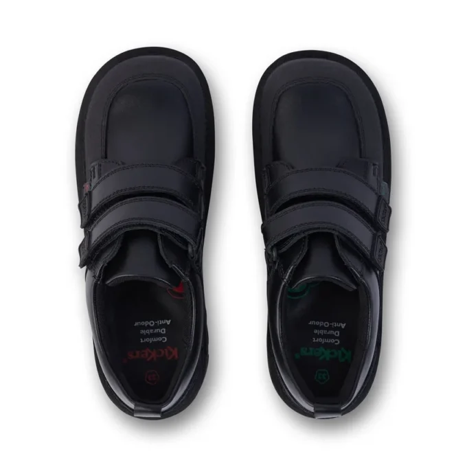 Junior Erkek Kick Scuff İkili Deri Siyah