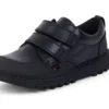 Junior Erkek Kick Scuff İkili Deri Siyah