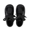 Junior Kız Kick Hi Ribbon Suni Deri Siyah