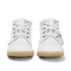 Junior Unisex Kick Hi Zip Deri Beyaz