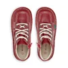 Junior Unisex Kick Hi Zip Deri Kırmızı