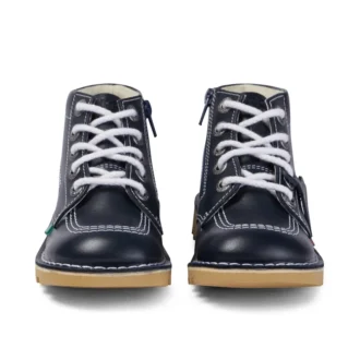 Junior Unisex Kick Hi Zip Deri Lacivert