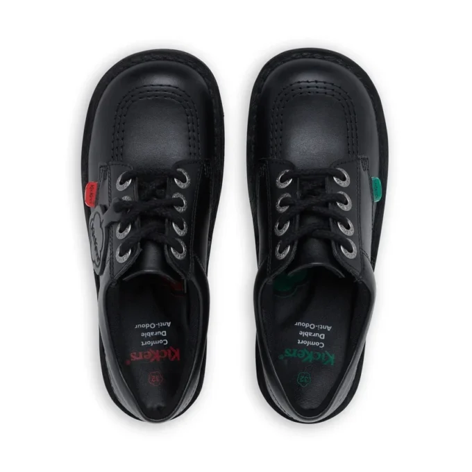 Junior Unisex Kick Lo Deri Siyah