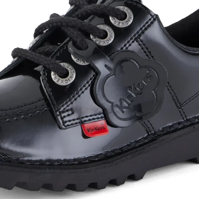 Junior Unisex Kick Lo Siyah Suni Deri