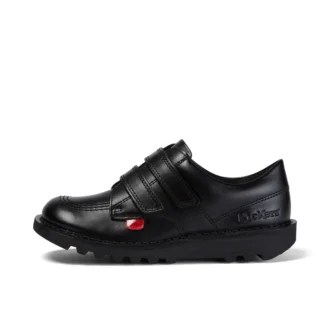 Junior Unisex Kick Lo Twin Vel Deri Siyah