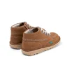 Çocuk Unisex Kick Hi Zip Deri Bej