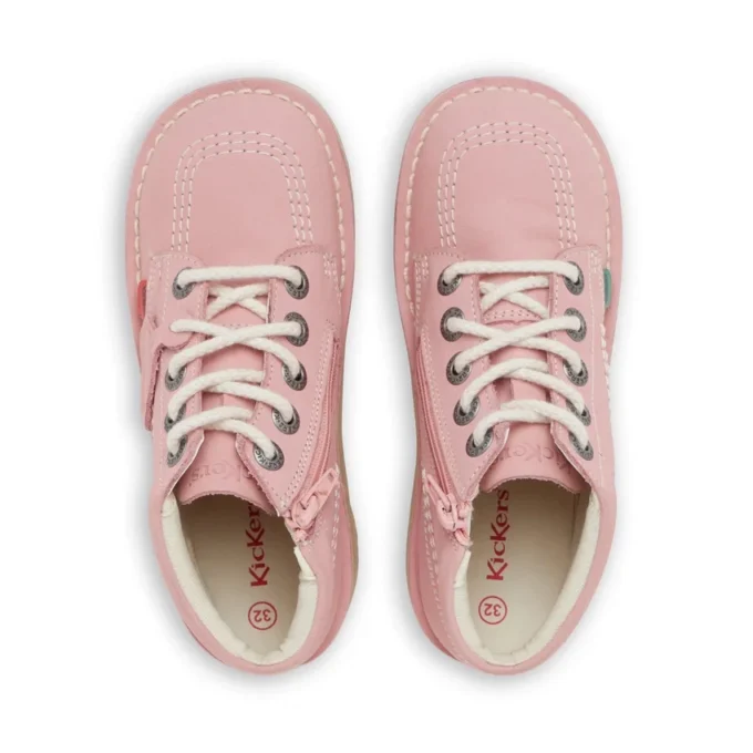 Çocuk Unisex Kick Hi Zip Nubuk Açık Pembe
