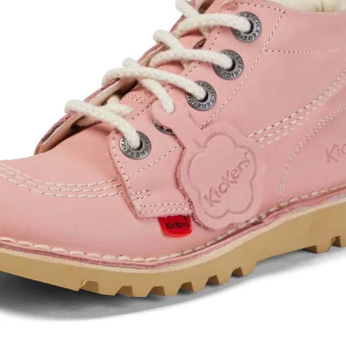 Çocuk Unisex Kick Hi Zip Nubuk Açık Pembe