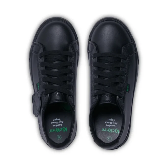 Çocuk Unisex Tovni Lacer Deri Alternatif Siyah