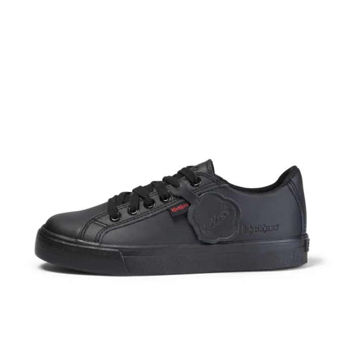 Çocuk Unisex Tovni Lacer Deri Siyah