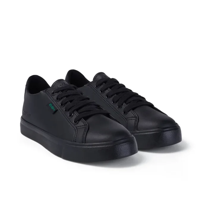 Çocuk Unisex Tovni Lacer Deri Siyah