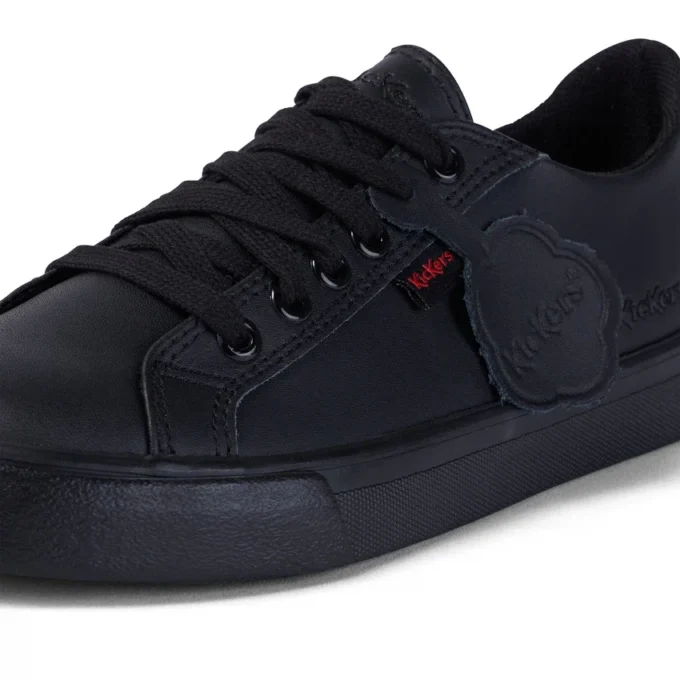Çocuk Unisex Tovni Lacer Deri Siyah