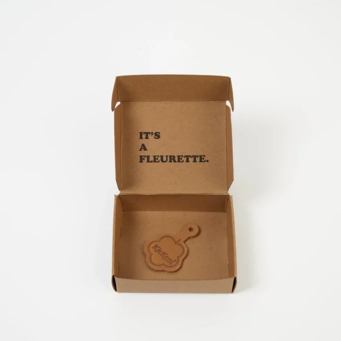 Unisex Deri Fleurette Bej