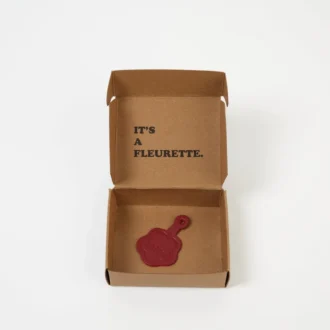 Unisex Deri Fleurette Kırmızı
