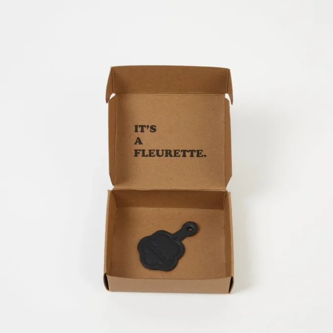 Unisex Deri Fleurette Lacivert