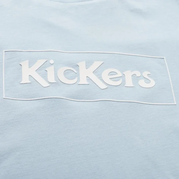 Yetişkin Erkek Kickers Classic Box Tişört Mavi