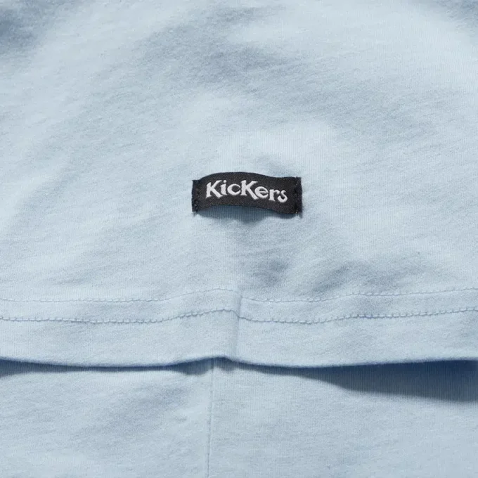 Yetişkin Erkek Kickers Classic Box Tişört Mavi