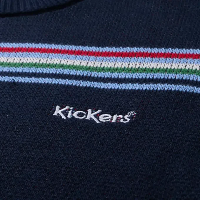 Yetişkin Erkek Kickers Crew Örgü Lacivert