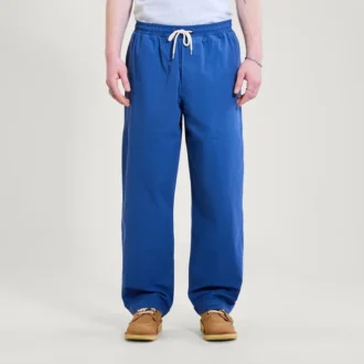 Yetişkin Erkek Kickers Geniş Paça İpli Pantolon Lacivert