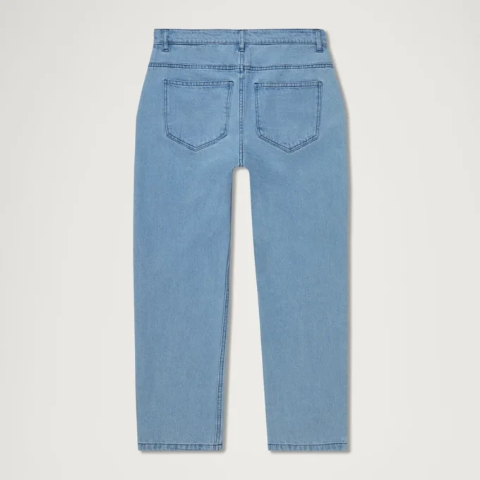 Yetişkin Erkek Kickers Klasik Düz Paça Jean Mavi