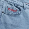 Yetişkin Erkek Kickers Klasik Düz Paça Jean Mavi