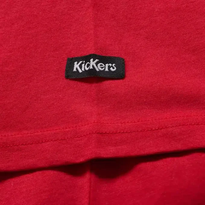 Yetişkin Erkek Kickers Klasik Kutu Tişört Kırmızı