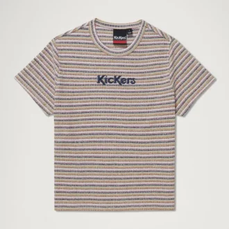 Yetişkin Kadın Kickers Classic Body Con Tişört Çok Renkli