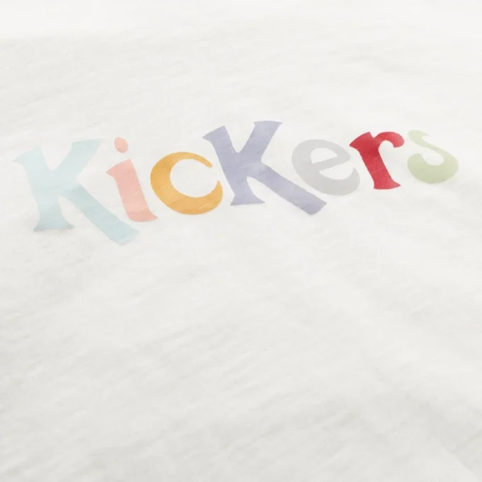 Yetişkin Kadın Kickers Classic Crew Neck Tee White