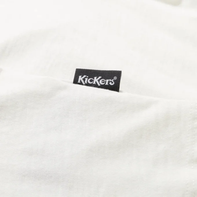 Yetişkin Kadın Kickers Classic Crew Neck Tee White
