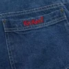 Yetişkin Kadın Kickers Classics Tulum Şort Mavi