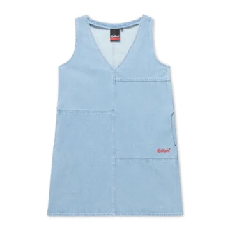 Yetişkin Kadın Kickers Klasik Denim Mini Elbise Mavi