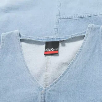 Yetişkin Kadın Kickers Klasik Denim Mini Elbise Mavi