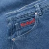 Yetişkin Kadın Kickers Klasik Fıçı Paça Jean Mavi