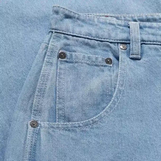 Yetişkin Kadın Kickers Klasik Geniş Paça Jean Mavi