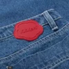 Yetişkin Kadın Kickers Klasik Geniş Paça Jean Mavi