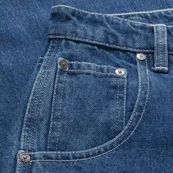 Yetişkin Kadın Kickers Klasik Geniş Paça Jean Mavi