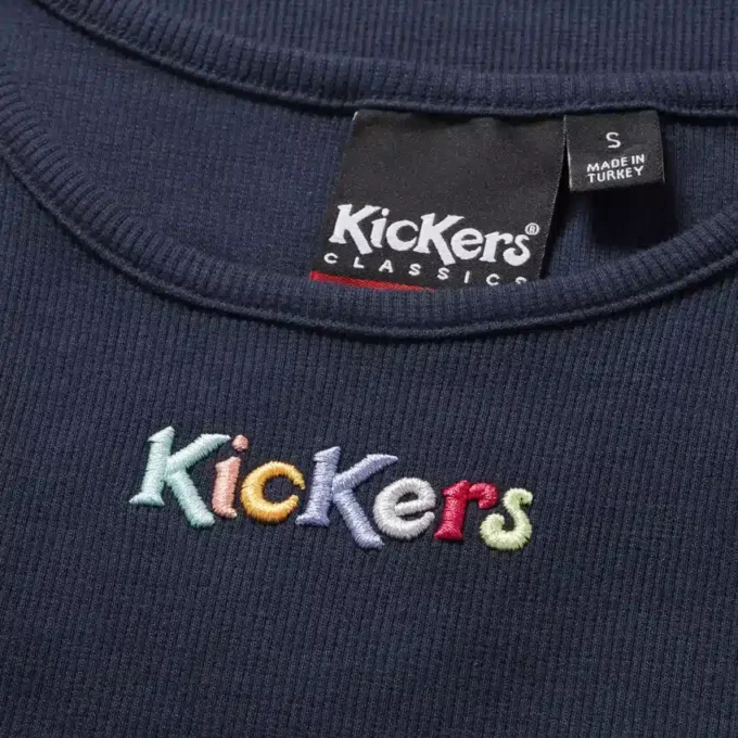 Yetişkin Kadın Kickers Klasik Nervürlü Yelek Lacivert