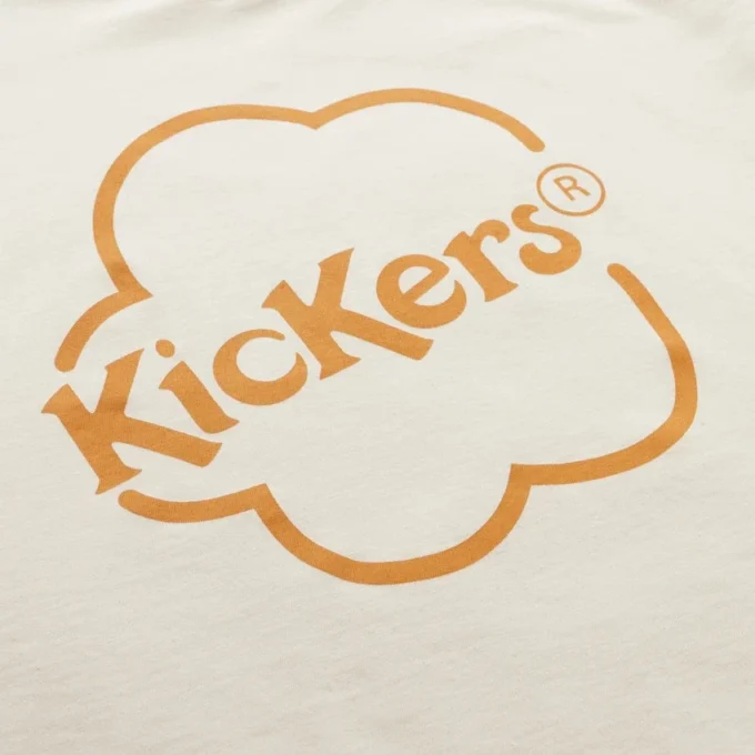 Yetişkin Kadın Kickers Klasik Skinny Tişört Beyaz