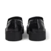 Yetişkin Kadın Kori Loafer Croc Deri Siyah