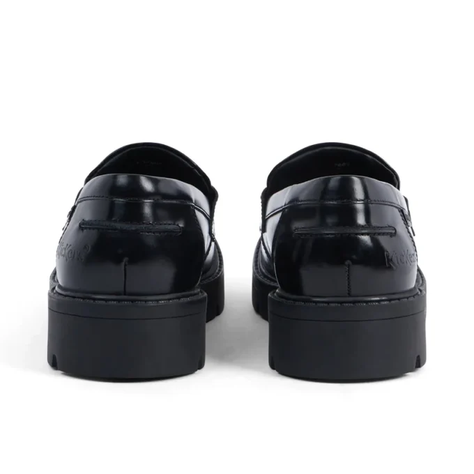 Yetişkin Kadın Kori Loafer Perçinli Deri Siyah